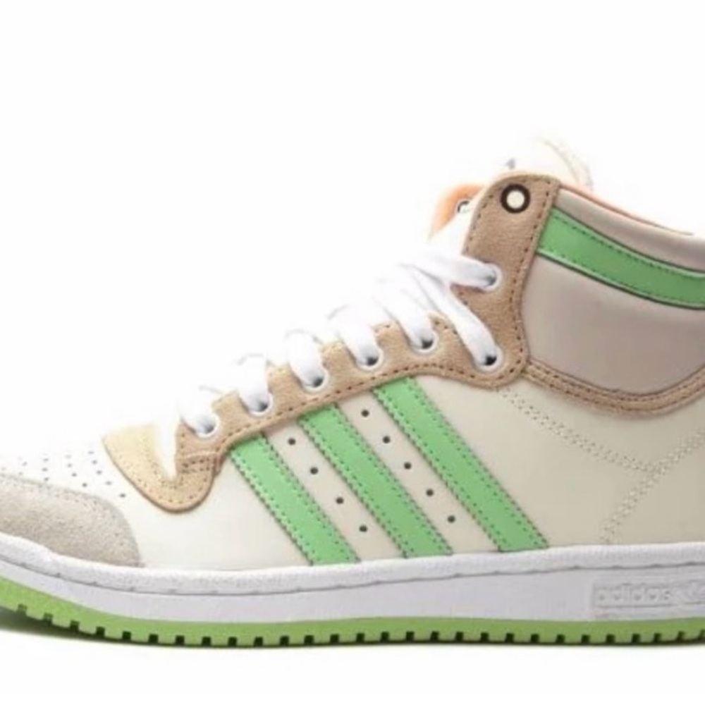 adidas Kids Sneakers in Cream and Green